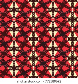 Seamless mosaic pattern. Geometric background. Vector Illustration.