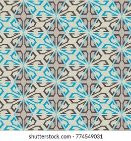 Seamless mosaic pattern. Geometric background. Vector Illustration.