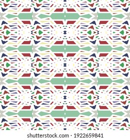 Seamless mosaic pattern geometric color pattern for your design
