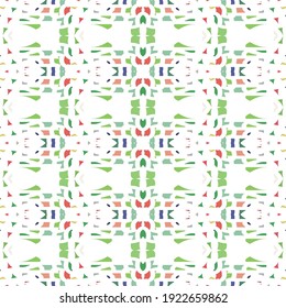 Seamless mosaic pattern geometric color pattern for your design