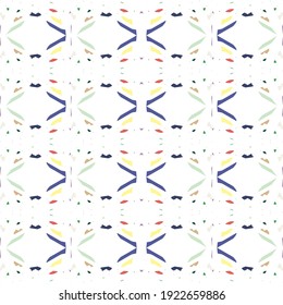 Patrón de color geométrico de mosaico sin inconvenientes para su diseño