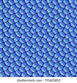 Seamless mosaic pattern. Golden cell realistic background. Vector illustration for web, print, interior design, wallpaper