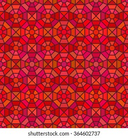 Seamless mosaic pattern in octagon concept