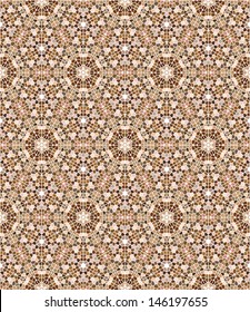 Seamless mosaic pattern in skin tones