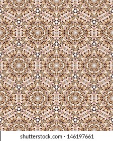 Seamless mosaic pattern in skin tones