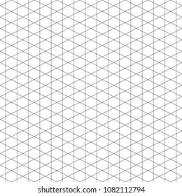 Seamless mosaic pattern. Triangles, hexagons ornament. Grid background. Ethnic tiles motif. Geometric grate wallpaper. Parquet backdrop. Digital paper, page fills, web design, textile print. Vector.