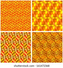 Seamless mosaic pattern. Vector illustration.