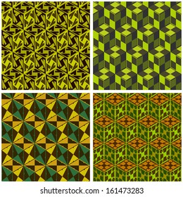Seamless mosaic pattern. Vector illustration.