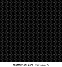 Seamless mosaic pattern. Zigzag figures ornament. Repeated puzzle shapes background. Arrows motif. Chevrons tiles wallpaper. Parquet backdrop. Digital paper, web design, textile print. Vector art work