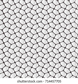 Seamless mosaic pearl pattern. Silver stones or cell realistic background. Vector illustration for web, print, interior design, wallpaper
