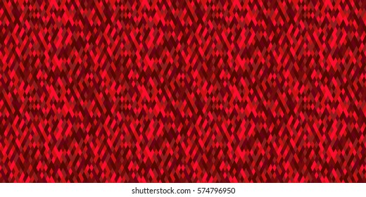 Seamless mosaic of red and pink color. Use for pattern fills, webpage background, business cards design. Abstract geometric background. Creative design templates. Vector. Polygonal pattern