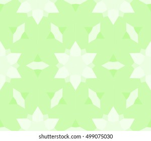 seamless mosaic. stained-glass window. green color. vector illustration. for design, wallpaper, interior