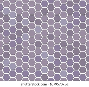 Seamless mosaic texture, geometric background, honeycomb pattern, snake skin, hexagon, vector illustration
