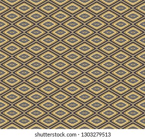  Seamless  mosaic vector ornament,  zigzag pattern
