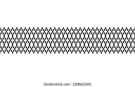 Seamless Motif Pattern Arranged of Rectangle Composition for Ornate, Decoration, Background, Website or Graphic Design Element. Vector Illustration