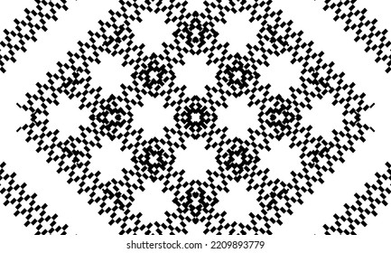 Seamless Motif Pattern Arranged of Rectangle Composition for Ornate, Decoration, Background, Website or Graphic Design Element. Vector Illustration