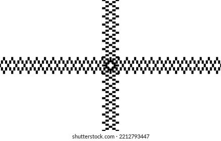 Seamless Motif Pattern Arranged of Rectangle Composition for Ornate, Decoration, Background, Website or Graphic Design Element. Vector Illustration