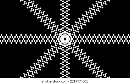 Seamless Motif Pattern Arranged of Rectangle Composition for Ornate, Decoration, Background, Website or Graphic Design Element. Vector Illustration