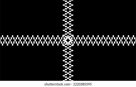 Seamless Motif Pattern Arranged of Rectangle Composition for Ornate, Decoration, Background, Website or Graphic Design Element. Vector Illustration