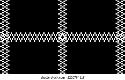 Seamless Motif Pattern Arranged of Rectangle Composition for Ornate, Decoration, Background, Website or Graphic Design Element. Vector Illustration