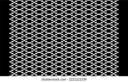 Seamless Motif Pattern Arranged of Rectangle Composition for Ornate, Decoration, Background, Website or Graphic Design Element. Vector Illustration