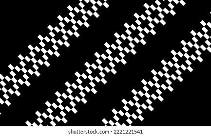Seamless Motif Pattern Arranged of Rectangle Composition for Ornate, Decoration, Background, Website or Graphic Design Element. Vector Illustration