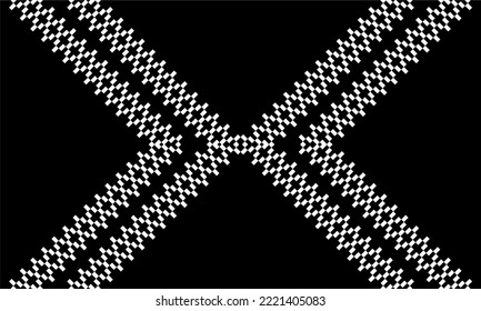 Seamless Motif Pattern Arranged of Rectangle Composition for Ornate, Decoration, Background, Website or Graphic Design Element. Vector Illustration