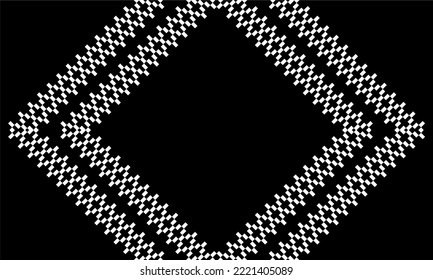 Seamless Motif Pattern Arranged of Rectangle Composition for Ornate, Decoration, Background, Website or Graphic Design Element. Vector Illustration