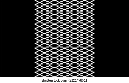 Seamless Motif Pattern Arranged of Rectangle Composition for Ornate, Decoration, Background, Website or Graphic Design Element. Vector Illustration