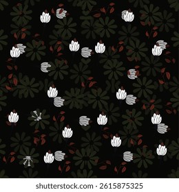 seamless motif pattern design art work .