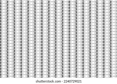 Seamless Motif Pattern Inspired by Safety Pin for Decoration, Ornate, Website, Fashion Motifs Pattern, Art Illustration, Background or Graphic Design Element. Vector Illustration 