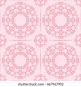 Seamless motif for textiles, wallpaper, background. Vector illustration.
