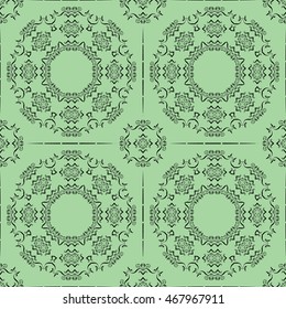 Seamless motif for textiles, wallpaper, background. Vector illustration.
