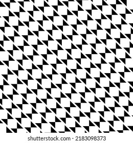 Patrón de motivos sin foco inspirado en la forma triangular. Patrón de motivos para la ordenación o decoración de interiores, exteriores, alfombras, textiles, prendas de vestir, seda, mosaicos, plástico, papel, envuelto, tapicería