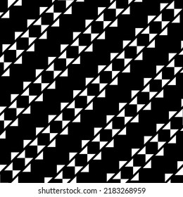 Patrón de motivos sin foco inspirado en la forma triangular. Patrón de motivos para la ordenación o decoración de interiores, exteriores, alfombras, textiles, prendas de vestir, seda, mosaicos, plástico, papel, envuelto, tapicería
