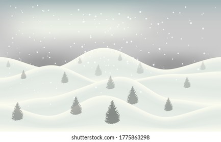 
seamless mountain snow background design vector

