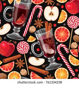 Seamless mulled wine