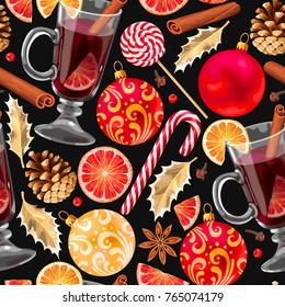 Seamless mulled wine