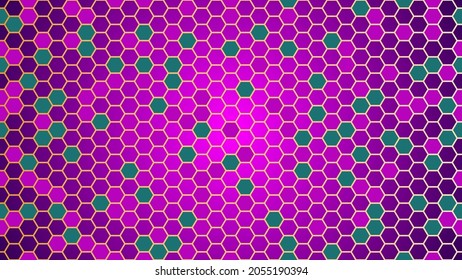 seamless multicolor background hexagon vector illustration