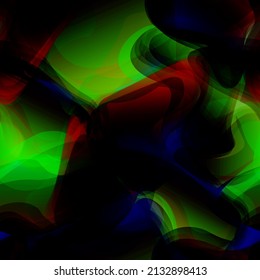 Seamless Multicolor Camouflage Vector Pattern. Fluid Wave Background. Modern Abstract Liquid Repeat Print. Splash Fabric Design for Sport Wear, Wallpaper, Fabric, etc.