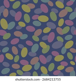 Seamless multicolor pastel flurry pattern