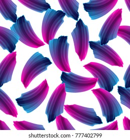 Seamless multicolor pattern, hand drawn with a brush. Abstract brushstrokes, the motives of constructivism.