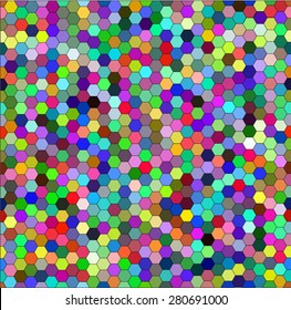 seamless multicolor pentagon background