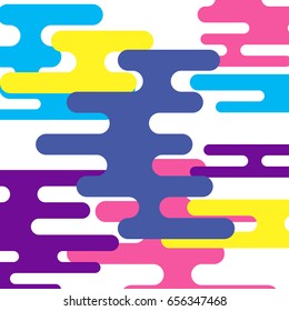 Seamless multicolored background. Dynamic composition. 