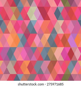 Seamless multicolored geometric vector background