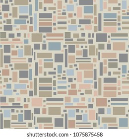 Seamless multicolored pattern. Abstract geometric wallpaper of the surface. Print for polygraphy, posters, t-shirts and textiles. Unique texture. Doodle for design