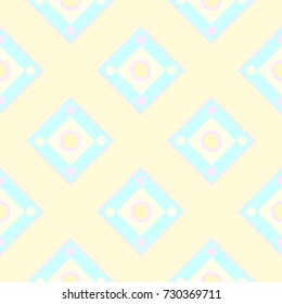Seamless multicolored pattern. Abstract geometric wallpaper of the surface. Pastel colors. Print for polygraphy, posters, t-shirts and textiles. Doodle for design