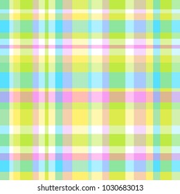 Seamless multicolored pattern. Checkered background. Abstract geometric wallpaper of the surface. Bright colors. Print for polygraphy, posters, t-shirts and textiles. Doodle for design. Greeting cards