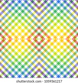 Seamless multicolored pattern. Checkered background. Abstract geometric wallpaper of the surface. Bright colors. Print for polygraphy, posters, t-shirts and textiles. Doodle for design. Greeting cards