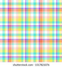 Seamless multicolored pattern. Checkered texture with many lines. Geometric colored wallpaper with stripes. Print for fabrics